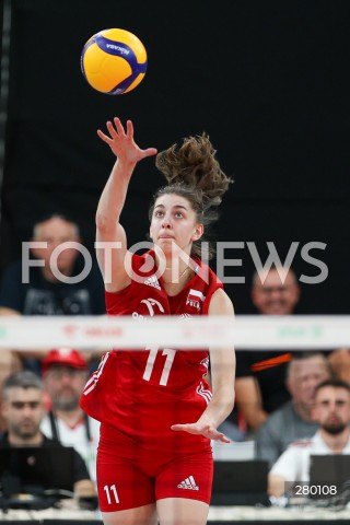  02.08.2023 KROSNO ( POLSKA - POLAND ) <br />
SIATKOWKA - VOLLEYBALL <br />
MECZ TOWARZYSKI <br />
FRIENDLY MATCH <br />
MECZ POLSKA - TURCJA ( POLAND - TURKEY ) <br />
N/Z MARTYNA LUKASIK SYLWETKA <br />
 