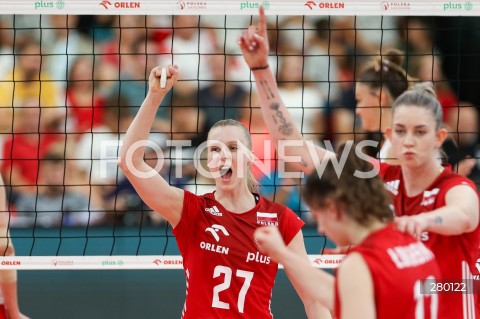  02.08.2023 KROSNO ( POLSKA - POLAND ) <br />
SIATKOWKA - VOLLEYBALL <br />
MECZ TOWARZYSKI <br />
FRIENDLY MATCH <br />
MECZ POLSKA - TURCJA ( POLAND - TURKEY ) <br />
N/Z PACAK JOANNA MAGDALENA STYSIAK RADOSC EMOCJE <br />
 