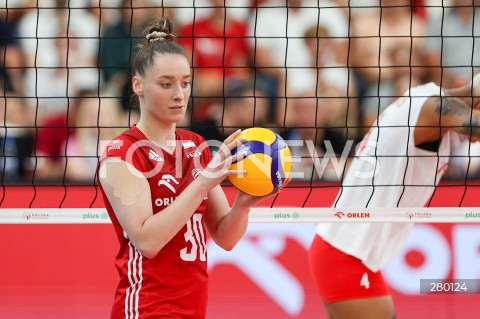  02.08.2023 KROSNO ( POLSKA - POLAND ) <br />
SIATKOWKA - VOLLEYBALL <br />
MECZ TOWARZYSKI <br />
FRIENDLY MATCH <br />
MECZ POLSKA - TURCJA ( POLAND - TURKEY ) <br />
N/Z OLIVIA ROZANSKI SYLWETKA <br />
 