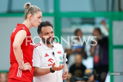  02.08.2023 KROSNO ( POLSKA - POLAND ) <br />
SIATKOWKA - VOLLEYBALL <br />
MECZ TOWARZYSKI <br />
FRIENDLY MATCH <br />
MECZ POLSKA - TURCJA ( POLAND - TURKEY ) <br />
N/Z STEFANO LAVARINI ( I TRENER - HEAD COACH ) MAGDALENA STYSIAK <br />
 