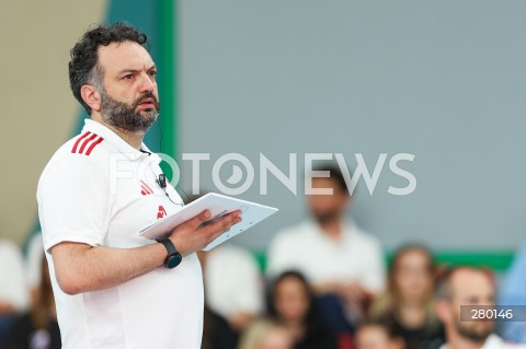  02.08.2023 KROSNO ( POLSKA - POLAND ) <br />
SIATKOWKA - VOLLEYBALL <br />
MECZ TOWARZYSKI <br />
FRIENDLY MATCH <br />
MECZ POLSKA - TURCJA ( POLAND - TURKEY ) <br />
N/Z STEFANO LAVARINI ( I TRENER - HEAD COACH ) SYLWETKA <br />
 