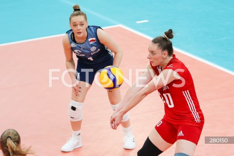  02.08.2023 KROSNO ( POLSKA - POLAND ) <br />
SIATKOWKA - VOLLEYBALL <br />
MECZ TOWARZYSKI <br />
FRIENDLY MATCH <br />
MECZ POLSKA - TURCJA ( POLAND - TURKEY ) <br />
N/Z OLIVIA ROZANSKI MARIA STENZEL <br />
 