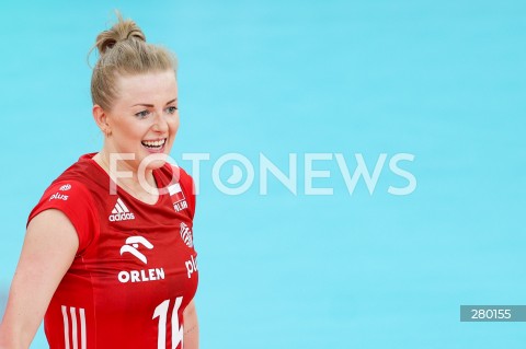  02.08.2023 KROSNO ( POLSKA - POLAND ) <br />
SIATKOWKA - VOLLEYBALL <br />
MECZ TOWARZYSKI <br />
FRIENDLY MATCH <br />
MECZ POLSKA - TURCJA ( POLAND - TURKEY ) <br />
N/Z JOANNA WOLOSZ SYLWETKA <br />
 