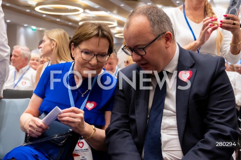  16.08.2023 WARSZAWA<br />
RADA KRAJOWA PLATFORMY OBYWATELSKIEJ<br />
N/Z EWA KOPACZ ADAM BODNAR<br />
FOT. MARCIN BANASZKIEWICZ/FOTONEWS  