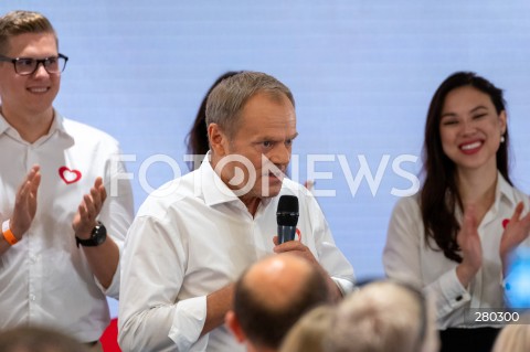  16.08.2023 WARSZAWA<br />
RADA KRAJOWA PLATFORMY OBYWATELSKIEJ<br />
N/Z DONALD TUSK<br />
FOT. MARCIN BANASZKIEWICZ/FOTONEWS  