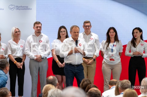  16.08.2023 WARSZAWA<br />
RADA KRAJOWA PLATFORMY OBYWATELSKIEJ<br />
N/Z DONALD TUSK<br />
FOT. MARCIN BANASZKIEWICZ/FOTONEWS  