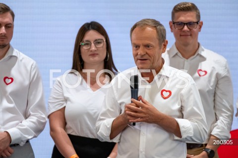  16.08.2023 WARSZAWA<br />
RADA KRAJOWA PLATFORMY OBYWATELSKIEJ<br />
N/Z DONALD TUSK<br />
FOT. MARCIN BANASZKIEWICZ/FOTONEWS  