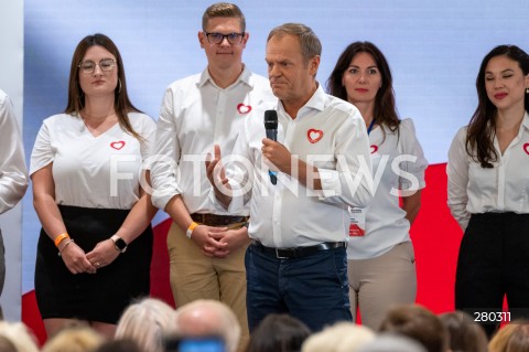  16.08.2023 WARSZAWA<br />
RADA KRAJOWA PLATFORMY OBYWATELSKIEJ<br />
N/Z DONALD TUSK<br />
FOT. MARCIN BANASZKIEWICZ/FOTONEWS  