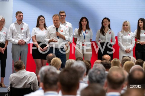  16.08.2023 WARSZAWA<br />
RADA KRAJOWA PLATFORMY OBYWATELSKIEJ<br />
N/Z DONALD TUSK<br />
FOT. MARCIN BANASZKIEWICZ/FOTONEWS  