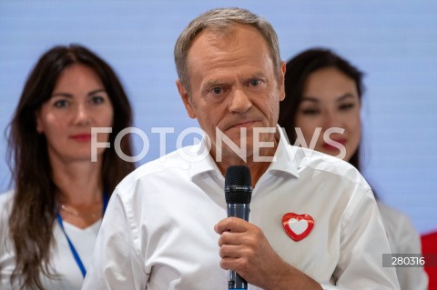  16.08.2023 WARSZAWA<br />
RADA KRAJOWA PLATFORMY OBYWATELSKIEJ<br />
N/Z DONALD TUSK<br />
FOT. MARCIN BANASZKIEWICZ/FOTONEWS  