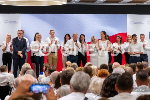  16.08.2023 WARSZAWA<br />
RADA KRAJOWA PLATFORMY OBYWATELSKIEJ<br />
N/Z ADAM BODNAR KAROLINA PAWLICZAK DONALD TUSK HANNA GILL PIATEK MICHAL KOLODZIEJCZAK<br />
FOT. MARCIN BANASZKIEWICZ/FOTONEWS  