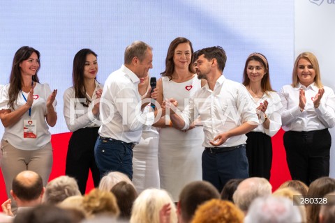  16.08.2023 WARSZAWA<br />
RADA KRAJOWA PLATFORMY OBYWATELSKIEJ<br />
N/Z DONALD TUSK MICHAL KOLODZIEJCZAK<br />
FOT. MARCIN BANASZKIEWICZ/FOTONEWS  