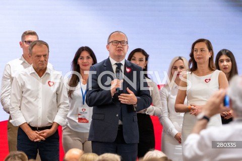  16.08.2023 WARSZAWA<br />
RADA KRAJOWA PLATFORMY OBYWATELSKIEJ<br />
N/Z DONALD TUSK ADAM BODNAR HANNA GILL PIATEK<br />
FOT. MARCIN BANASZKIEWICZ/FOTONEWS  