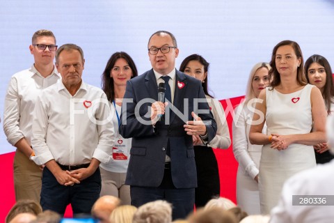  16.08.2023 WARSZAWA<br />
RADA KRAJOWA PLATFORMY OBYWATELSKIEJ<br />
N/Z DONALD TUSK ADAM BODNAR HANNA GILL PIATEK<br />
FOT. MARCIN BANASZKIEWICZ/FOTONEWS  