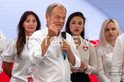  16.08.2023 WARSZAWA<br />
RADA KRAJOWA PLATFORMY OBYWATELSKIEJ<br />
N/Z DONALD TUSK<br />
FOT. MARCIN BANASZKIEWICZ/FOTONEWS  