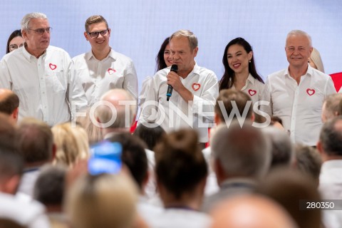  16.08.2023 WARSZAWA<br />
RADA KRAJOWA PLATFORMY OBYWATELSKIEJ<br />
N/Z BOGUSLAW WOLOSZANSKI DONALD TUSK APOLONIUSZ TAJNER<br />
FOT. MARCIN BANASZKIEWICZ/FOTONEWS  