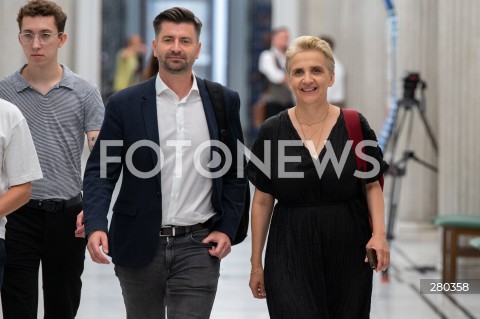  16.08.2023 WARSZAWA<br />
POSIEDZENIE SEJMU RP<br />
N/Z KRZYSZTOF SMISZEK JOANNA SCHEURING WIELGUS<br />
FOT. MARCIN BANASZKIEWICZ/FOTONEWS  