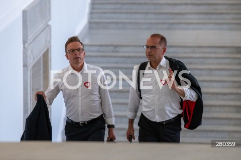  16.08.2023 WARSZAWA<br />
POSIEDZENIE SEJMU RP<br />
N/Z DARIUSZ JONSKI MICHAL SZCZERBA<br />
FOT. MARCIN BANASZKIEWICZ/FOTONEWS  