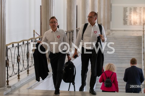  16.08.2023 WARSZAWA<br />
POSIEDZENIE SEJMU RP<br />
N/Z DARIUSZ JONSKI MICHAL SZCZERBA<br />
FOT. MARCIN BANASZKIEWICZ/FOTONEWS  