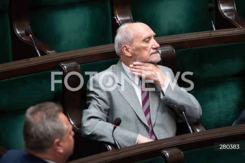  16.08.2023 WARSZAWA<br />
POSIEDZENIE SEJMU RP<br />
N/Z ANTONI MACIEREWICZ<br />
FOT. MARCIN BANASZKIEWICZ/FOTONEWS  