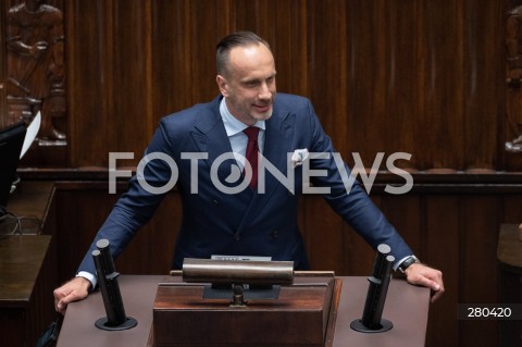  16.08.2023 WARSZAWA<br />
POSIEDZENIE SEJMU RP<br />
N/Z JANUSZ KOWALSKI<br />
FOT. MARCIN BANASZKIEWICZ/FOTONEWS  