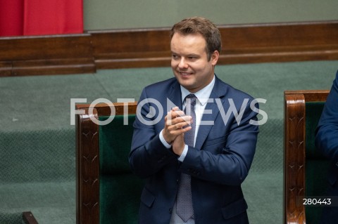  16.08.2023 WARSZAWA<br />
POSIEDZENIE SEJMU RP<br />
N/Z RAFAL BOCHENEK<br />
FOT. MARCIN BANASZKIEWICZ/FOTONEWS  