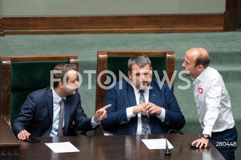  16.08.2023 WARSZAWA<br />
POSIEDZENIE SEJMU RP<br />
N/Z RAFAL BOCHENEK BORYS BUDKA<br />
FOT. MARCIN BANASZKIEWICZ/FOTONEWS  