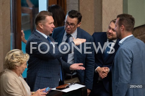  16.08.2023 WARSZAWA<br />
POSIEDZENIE SEJMU RP<br />
N/Z PRZEMYSLAW CZARNEK MAREK AST JACEK OZDOBA<br />
FOT. MARCIN BANASZKIEWICZ/FOTONEWS  