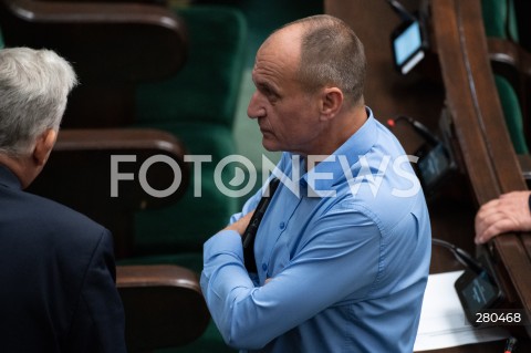  16.08.2023 WARSZAWA<br />
POSIEDZENIE SEJMU RP<br />
N/Z PAWEL KUKIZ MAREK SUSKI<br />
FOT. MARCIN BANASZKIEWICZ/FOTONEWS  