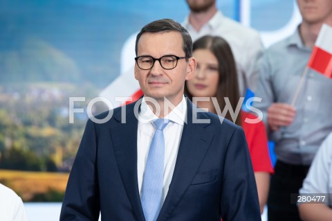  18.08.2023 WARSZAWA<br />
OSWIADCZENIE PREZESA PRAWA I SPRAWIEDLIWOSCI JAROSLAWA KACZYNSKIEGO<br />
N/Z PREMIER MATEUSZ MORAWIECKI<br />
FOT. MARCIN BANASZKIEWICZ/FOTONEWS  