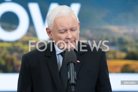  18.08.2023 WARSZAWA<br />
OSWIADCZENIE PREZESA PRAWA I SPRAWIEDLIWOSCI JAROSLAWA KACZYNSKIEGO<br />
N/Z JAROSLAW KACZYNSKI<br />
FOT. MARCIN BANASZKIEWICZ/FOTONEWS  