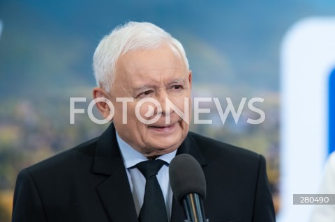  18.08.2023 WARSZAWA<br />
OSWIADCZENIE PREZESA PRAWA I SPRAWIEDLIWOSCI JAROSLAWA KACZYNSKIEGO<br />
N/Z JAROSLAW KACZYNSKI<br />
FOT. MARCIN BANASZKIEWICZ/FOTONEWS  