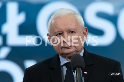  18.08.2023 WARSZAWA<br />
OSWIADCZENIE PREZESA PRAWA I SPRAWIEDLIWOSCI JAROSLAWA KACZYNSKIEGO<br />
N/Z JAROSLAW KACZYNSKI<br />
FOT. MARCIN BANASZKIEWICZ/FOTONEWS  