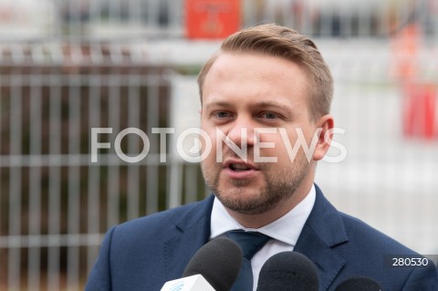  21.08.2023 WARSZAWA<br />
KONFERENCJA PRASOWA JACKA OZDOBY I ANDRZEJA SLIWKI<br />
AKCJA 4X NIE<br />
N/Z JACEK OZDOBA<br />
FOT. MARCIN BANASZKIEWICZ/FOTONEWS  