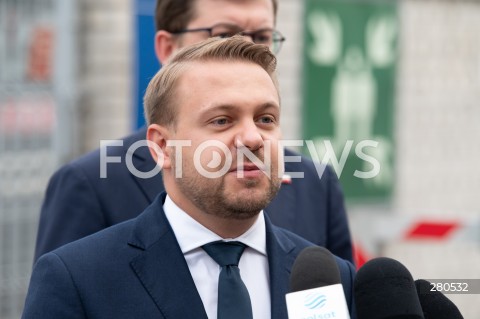  21.08.2023 WARSZAWA<br />
KONFERENCJA PRASOWA JACKA OZDOBY I ANDRZEJA SLIWKI<br />
AKCJA 4X NIE<br />
N/Z JACEK OZDOBA<br />
FOT. MARCIN BANASZKIEWICZ/FOTONEWS  