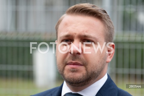  21.08.2023 WARSZAWA<br />
KONFERENCJA PRASOWA JACKA OZDOBY I ANDRZEJA SLIWKI<br />
AKCJA 4X NIE<br />
N/Z JACEK OZDOBA<br />
FOT. MARCIN BANASZKIEWICZ/FOTONEWS  