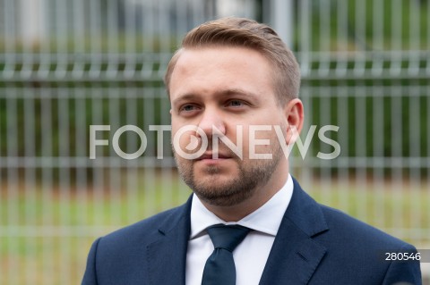  21.08.2023 WARSZAWA<br />
KONFERENCJA PRASOWA JACKA OZDOBY I ANDRZEJA SLIWKI<br />
AKCJA 4X NIE<br />
N/Z JACEK OZDOBA<br />
FOT. MARCIN BANASZKIEWICZ/FOTONEWS  