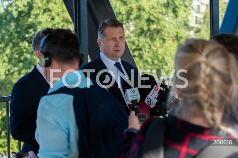  23.08.2023 WARSZAWA<br />
KONFERENCJA PRASOWA PRZEMYSLAWA CZARNKA I DANIELA MILEWSKIEGO<br />
N/Z PRZEMYSLAW CZARNEK<br />
FOT. MARCIN BANASZKIEWICZ/FOTONEWS  