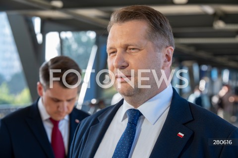  23.08.2023 WARSZAWA<br />
KONFERENCJA PRASOWA PRZEMYSLAWA CZARNKA I DANIELA MILEWSKIEGO<br />
N/Z PRZEMYSLAW CZARNEK<br />
FOT. MARCIN BANASZKIEWICZ/FOTONEWS  