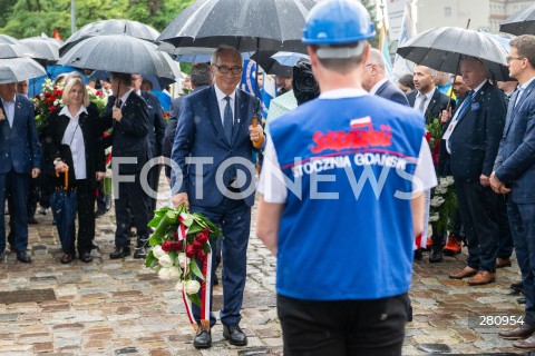  31.08.2023 GDANSK<br />
OBCHODY ROCZNICY SIERPNIA 1980 W GDANSKU<br />
N/Z KAZIMIERZ SMOLINSKI<br />
 