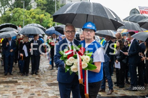  31.08.2023 GDANSK<br />
OBCHODY ROCZNICY SIERPNIA 1980 W GDANSKU<br />
N/Z KAZIMIERZ SMOLINSKI<br />
 