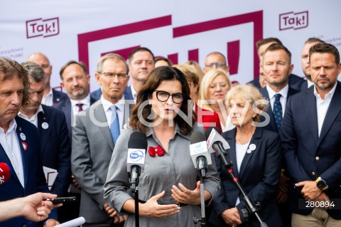  31.08.2023 GDANSK<br />
KONFERENCJA RUCH SAMORZADOWY TAK DLA POLSKI W GDANSKU<br />
N/Z ALEKSANDRA DULKIEWICZ<br />
 