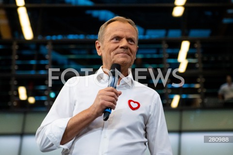  31.08.2023 GDANSK<br />
WIEC DONALDA TUSKA W EUROPEJSKIM CENTRUM SOLIDARNOSCI W GDANSKU<br />
N/Z DONALD TUSK<br />
 