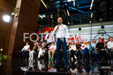  31.08.2023 GDANSK<br />
WIEC DONALDA TUSKA W EUROPEJSKIM CENTRUM SOLIDARNOSCI W GDANSKU<br />
N/Z DONALD TUSK<br />
 