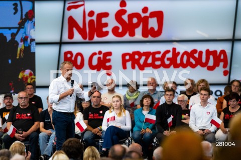  31.08.2023 GDANSK<br />
WIEC DONALDA TUSKA W EUROPEJSKIM CENTRUM SOLIDARNOSCI W GDANSKU<br />
N/Z DONALD TUSK<br />
 