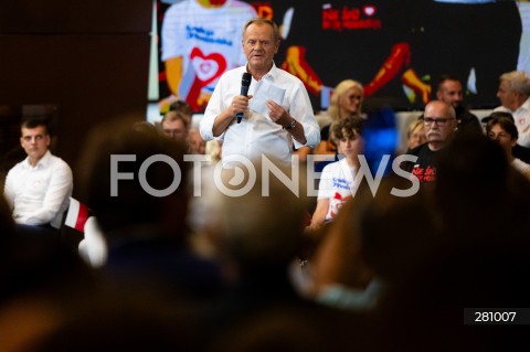  31.08.2023 GDANSK<br />
WIEC DONALDA TUSKA W EUROPEJSKIM CENTRUM SOLIDARNOSCI W GDANSKU<br />
N/Z DONALD TUSK<br />
 