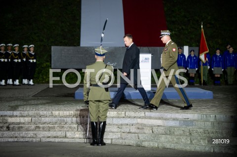  01.09.2023 GDANSK<br />
OBCHODY 84. ROCZNICY WYBUCHU II WOJNY SWIATOWEJ NA WESTERPLATTE<br />
N/Z MARIUSZ BLASZCZAK<br />
 