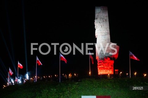  01.09.2023 GDANSK<br />
OBCHODY 84. ROCZNICY WYBUCHU II WOJNY SWIATOWEJ NA WESTERPLATTE<br />
N/Z POMNIK OBRONCOW WYBRZEZA WESTERPLATTE<br />
 