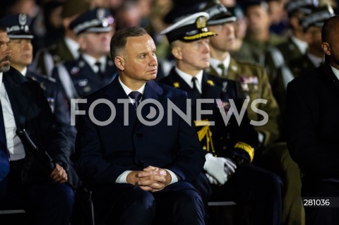  01.09.2023 GDANSK<br />
OBCHODY 84. ROCZNICY WYBUCHU II WOJNY SWIATOWEJ NA WESTERPLATTE<br />
N/Z ANDRZEJ DUDA<br />
 