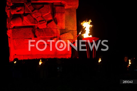  01.09.2023 GDANSK<br />
OBCHODY 84. ROCZNICY WYBUCHU II WOJNY SWIATOWEJ NA WESTERPLATTE<br />
N/Z OGIEN POKOJU ODPALENIE ZNICZA PRZY POMNIKU OBRONCOW WYBRZEZA<br />
 